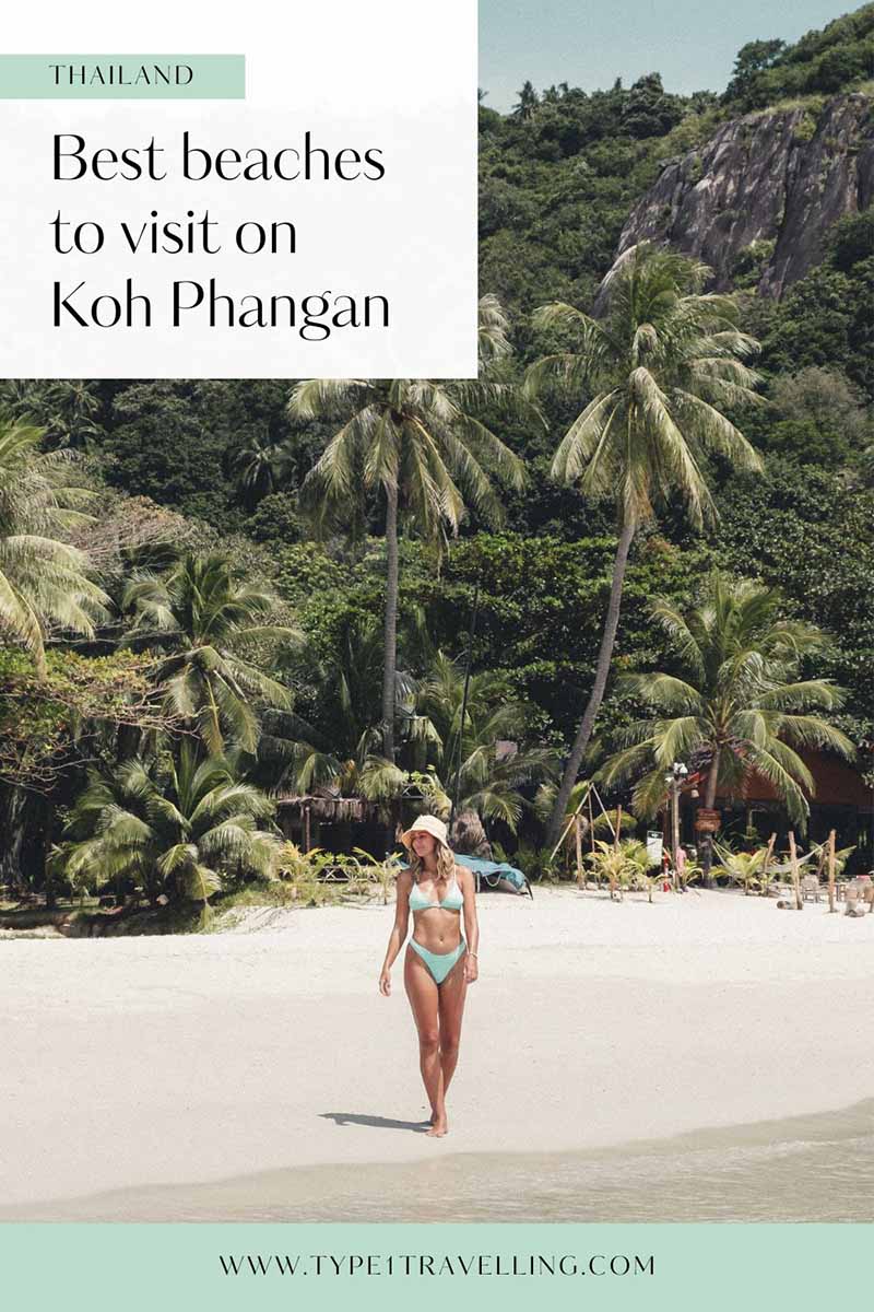 Pin the best beaches on Koh Phangan on Pinterest.