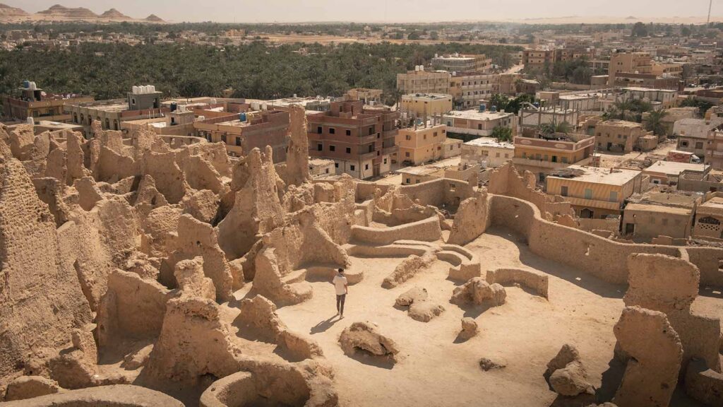 Shali Fortress in Siwa Oasis.