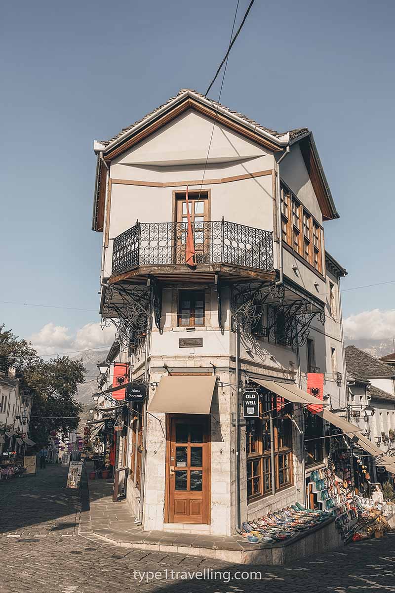 A tall and narrow Ottoman-style building.